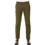 Zielone Spodnie rurki męskie marki INCOTEX 
