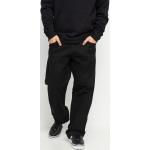 Przecenione Czarne Spodnie typu chinos męskie luźne bawełniane marki Malita 