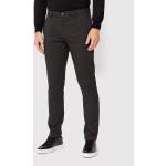 Przecenione Czarne Spodnie materiałowe męskie w stylu casual marki casual friday 