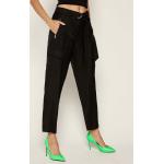 Przecenione Czarne Spodnie materiałowe damskie marki DKNY | Donna Karan w rozmiarze XXS 