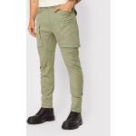 Przecenione Zielone Spodnie materiałowe męskie Skinny fit marki G-Star Raw 