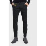 Przecenione Czarne Spodnie materiałowe męskie marki Manuel Ritz w rozmiarze XL 