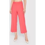 Przecenione Różowe Spodnie typu culottes damskie marki MAX & CO. w rozmiarze XL 