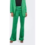 Przecenione Zielone Spodnie materiałowe damskie marki ONLY 