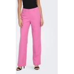 Różowe Spodnie materiałowe damskie marki ONLY w rozmiarze XS 