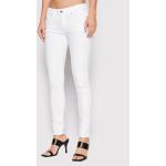 Białe Spodnie damskie Skinny fit marki Pepe Jeans 