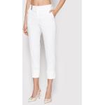 Przecenione Białe Spodnie materiałowe damskie marki PESERICO w rozmiarze 3 XL 