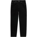 Czarne Spodnie sztruksowe męskie luźne bawełniane marki Carhartt WIP 