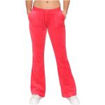 Czerwone  Spodnie biodrówki damskie w stylu casual marki Juicy Couture w rozmiarze XL 