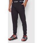 Przecenione Czarne Spodnie dresowe męskie marki DKNY | Donna Karan w rozmiarze M 
