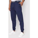Przecenione Granatowe Spodnie dresowe męskie marki DKNY | Donna Karan w rozmiarze M 