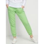 Przecenione Zielone Spodnie dresowe bawełniane damskie bawełniane marki Prosto w rozmiarze S 