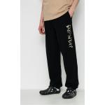 Czarne Spodnie dresowe bawełniane męskie bawełniane marki Ripndip w rozmiarze XL 