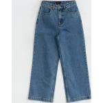 Przecenione Niebieskie Szerokie jeansy damskie dżinsowe marki RVCA 