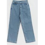 Niebieskie Szerokie jeansy damskie dżinsowe marki SANTA CRUZ w rozmiarze S 