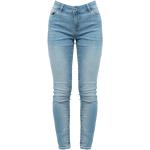 Niebieskie Zniszczone jeansy damskie Skinny fit dżinsowe marki Guess 