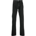 Czarne Proste jeansy męskie z motywem motyli dżinsowe marki KENZO 