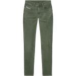 Zielone Elastyczne jeansy męskie dżinsowe o szerokości 34 o długości 30 marki Diesel Sleenker 