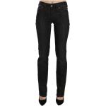 Czarne Jeansy rurki damskie rurki dżinsowe marki John Galliano 
