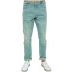 Zielone Jeansy rurki męskie dżinsowe marki Guess 