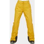 Przecenione Żółte Spodnie damskie z poliestru marki Billabong w rozmiarze L 