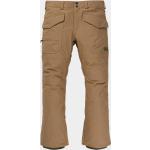 Przecenione Brązowe Spodnie rurki męskie zatwierdzone przez Bluesign z tafty marki Burton Southside w rozmiarze S 