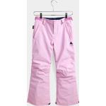 Przecenione Różowe Spodnie dziecięce snowboardowe eleganckie z tafty marki Burton - Zrównoważony rozwój 