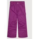 Przecenione Fioletowe Spodnie sportowe damskie sportowe marki Columbia w rozmiarze XL 