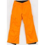 Przecenione Pomarańczowe Spodnie dziecięce snowboardowe z tafty marki DC Shoes w rozmiarze 140 
