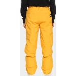 Przecenione Żółte Spodnie dziecięce snowboardowe nylonowe marki Quiksilver Estate 