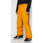 Pomarańczowe Spodnie męskie z Goretexu flanelowe marki Volcom w rozmiarze L 