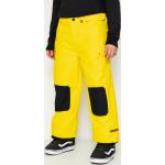 Przecenione Żółte Spodnie męskie zatwierdzone przez Bluesign marki Volcom w rozmiarze L 