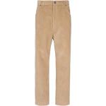 Brązowe Spodnie sztruksowe sztruksowe marki BALMAIN 