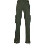 Zielone Spodnie męskie Tapered fit w stylu miejskim bawełniane marki Off-White w rozmiarze M 