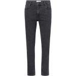 Czarne Elastyczne jeansy męskie Tapered fit dżinsowe marki Calvin Klein 