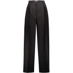 Czarne Szerokie spodnie damskie marki The Row w rozmiarze M 