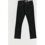 Czarne Proste jeansy męskie gładkie rurki marki Volcom Vorta 