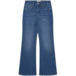Niebieskie Jeansy dziecięce dla dziewczynek w nowoczesnym stylu dżinsowe marki Pepe Jeans 