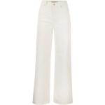 Białe Szerokie jeansy dżinsowe marki Max Mara w rozmiarze M 