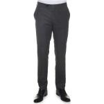 Szare Eleganckie spodnie męskie wełniane marki CANALI w rozmiarze L 