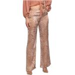 Brązowe Spodnie z motywem na wiosnę marki Kocca w rozmiarze M 