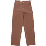 Brązowe Spodnie o szerokości 34 o długości 32 marki Carhartt WIP 