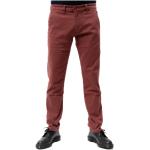 Czerwone Spodnie typu chinos męskie marki JECKERSON 
