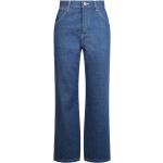 Niebieskie Zniszczone jeansy dżinsowe na lato marki Tory Burch 