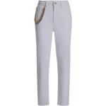 Białe Elastyczne jeansy damskie dżinsowe marki Guess 