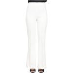 Białe Spodnie z wysokim stanem damskie z poliestru na wiosnę marki ONLY w rozmiarze XL 