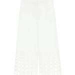 Białe Spodnie z falbankami marki STELLA McCARTNEY w rozmiarze S 