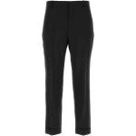 Czarne Skórzane spodnie  męskie marki BALMAIN w rozmiarze L 