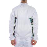 Białe Bluzy z kołnierzem do prania w pralce eleganckie z poliestru na zimę marki Fila w rozmiarze S 