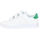 Białe Trampki na rzepy dla chłopców Rzepy sportowe na jesień marki adidas w rozmiarze 35 - Zrównoważony rozwój 